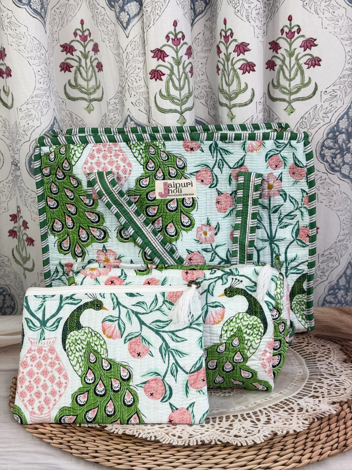 Zip Tote - Toiletry & Flat Pouch
