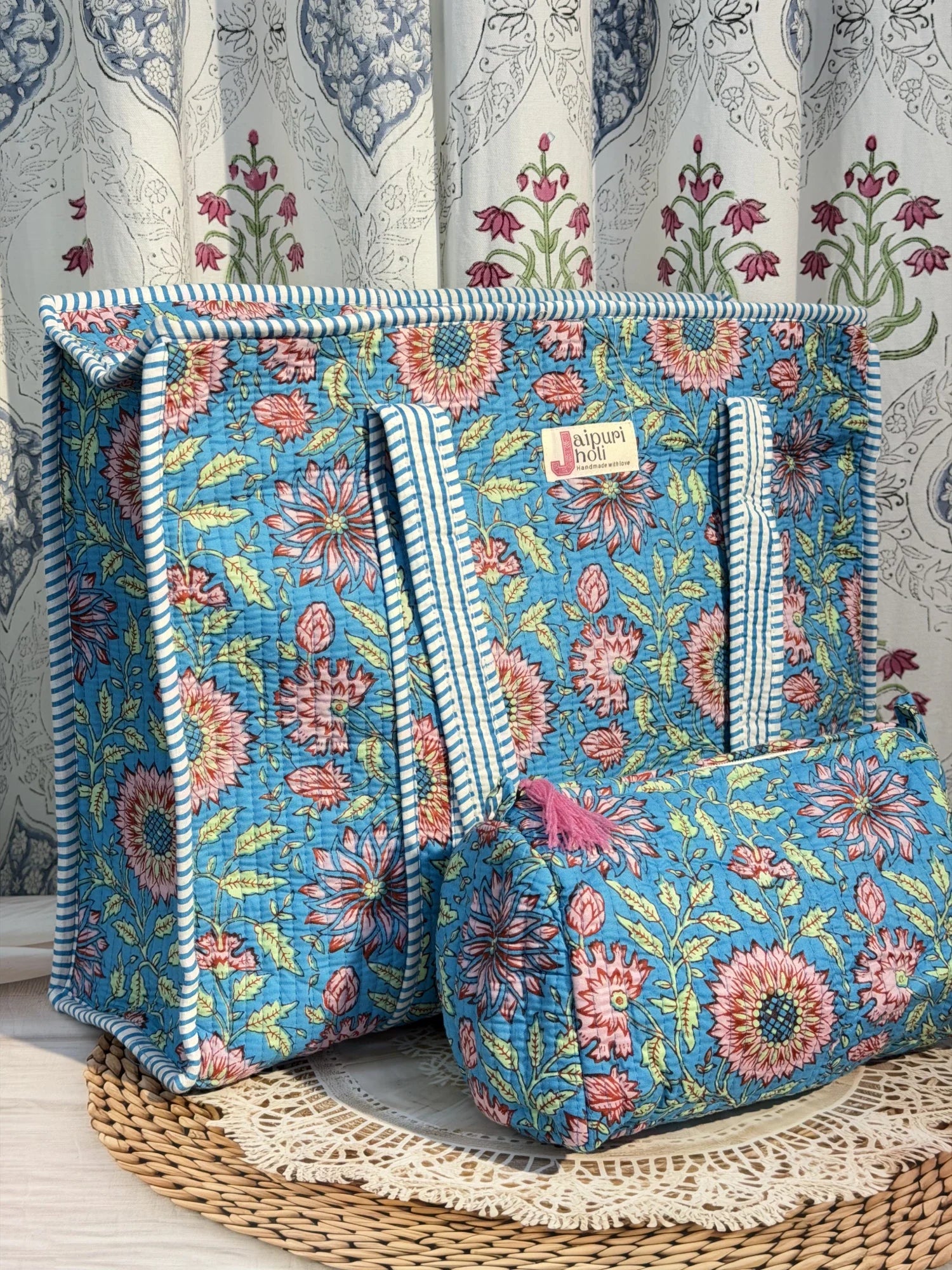 Large Zip Tote - Toiletry Pouch