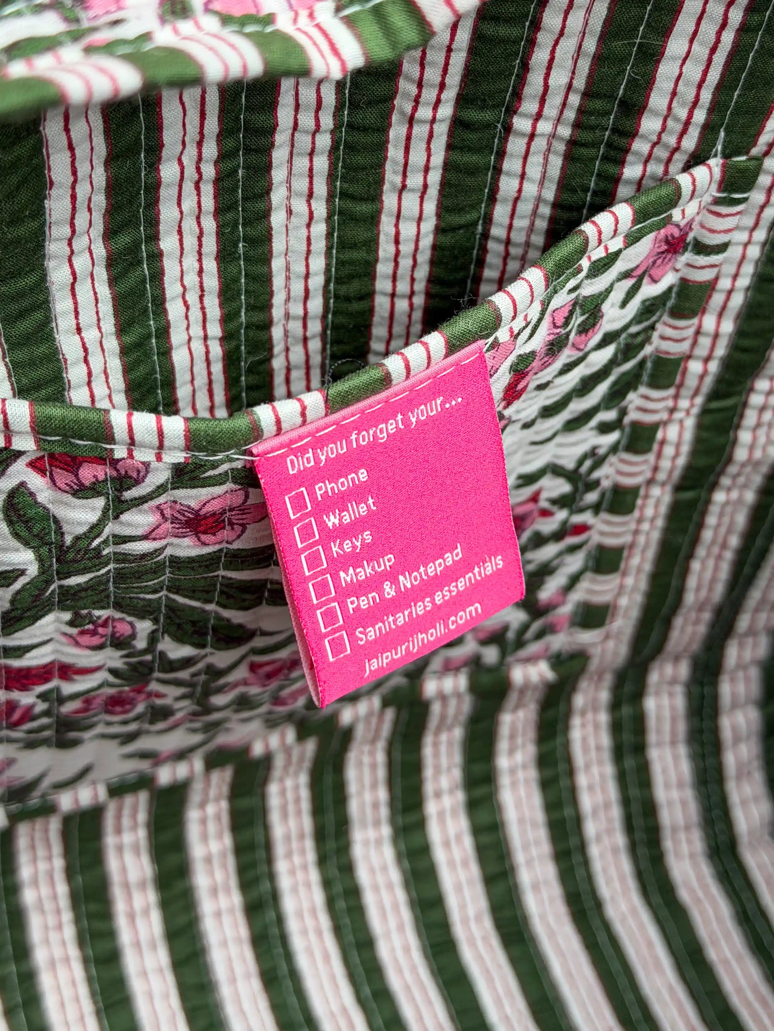 White Garden Whisper Tote Bags with Zip